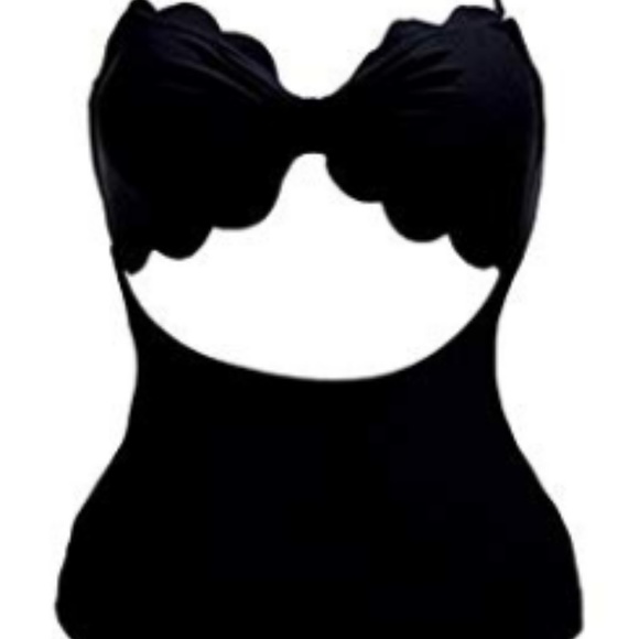 One Piece Swimsuit High Waisted Monokini - Picture 5 of 6